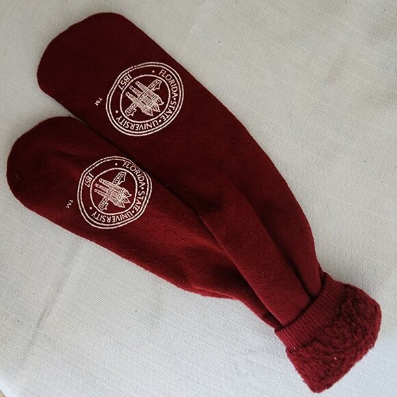 FSU Florida State University Seminoles Vintage Red Socks - Picture 4 of 4